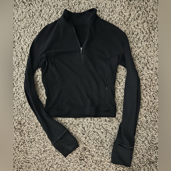 🖤NWOT LULULEMON | It’s Rulu Run Cropped Half Zip size 4🖤 - Picture 2 of 4